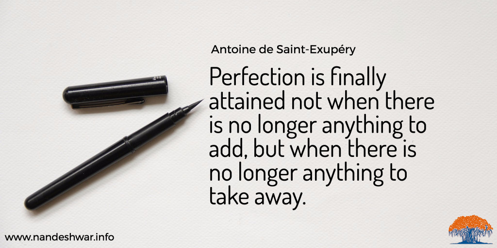 design perfection quote